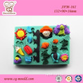 2014 the newest design rose shap silicone cake mould